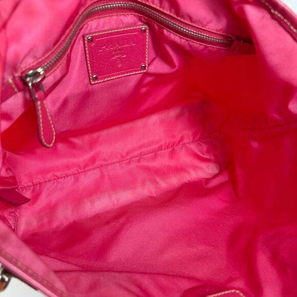 Prada Nylon Saffiano Logo Tote Bag - Picture 9 of 16